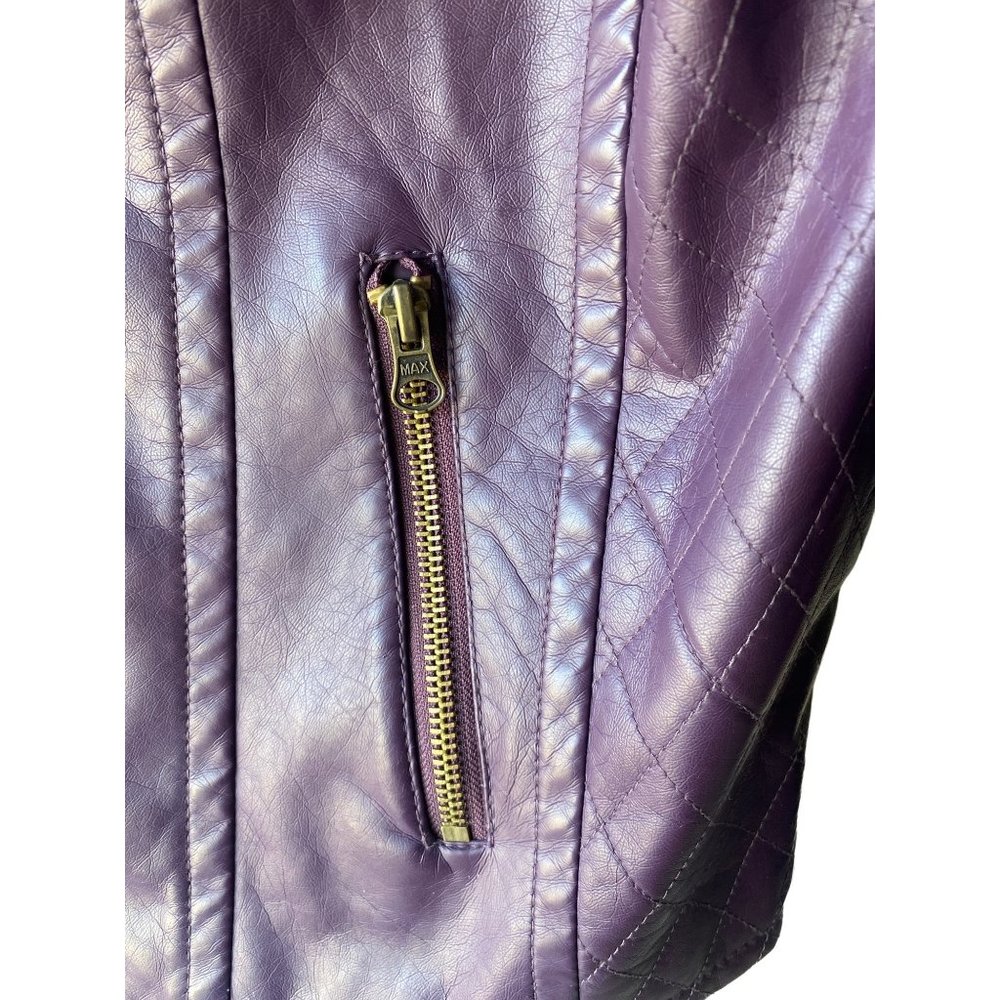 George Faux Leather Jacket - Picture 3 of 9